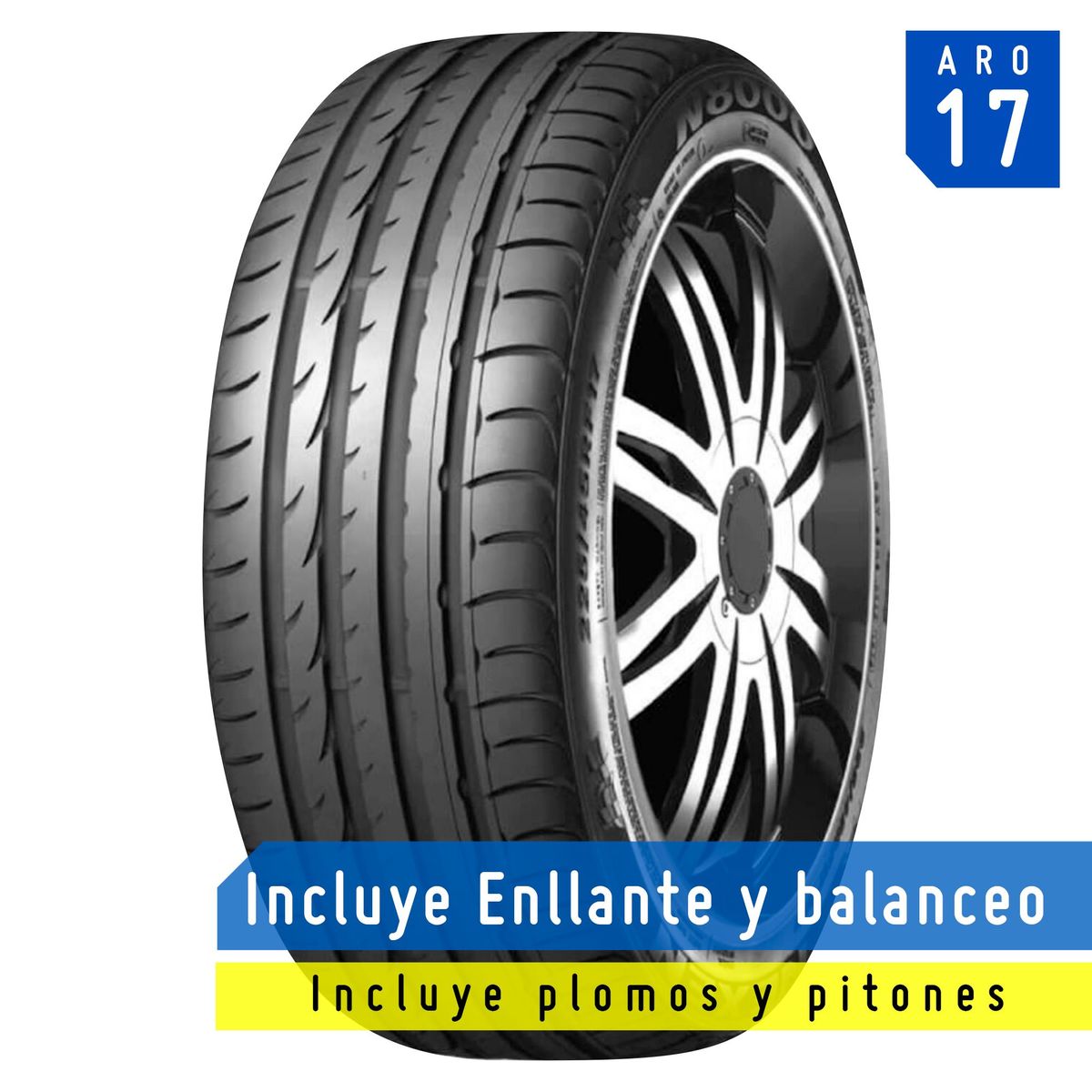 NEXEN - Llanta Nexen N8000 225/45 ZR17 94W