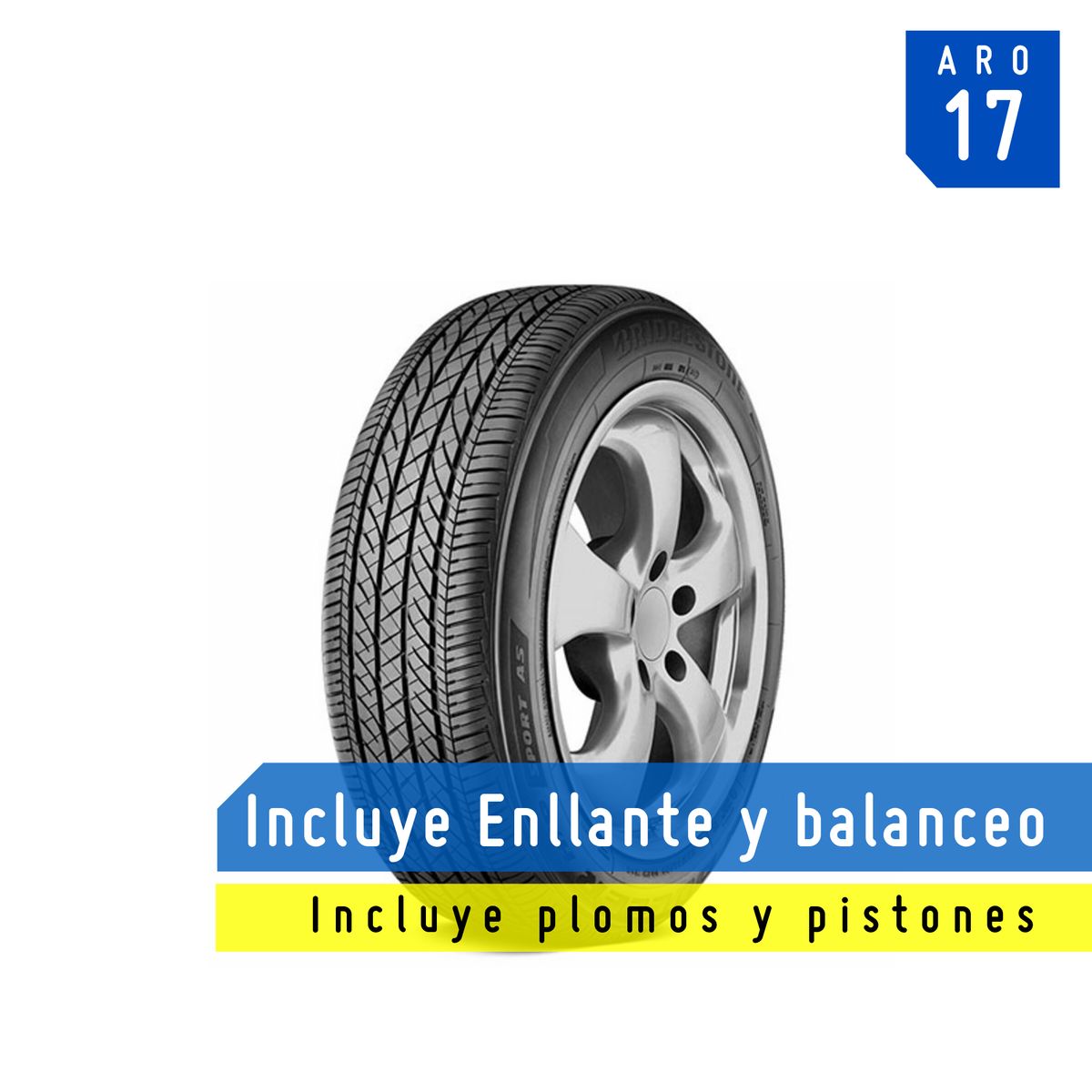 BRIDGESTONE - Llanta Dueler H/P Sport AS 225/65 R17 102T