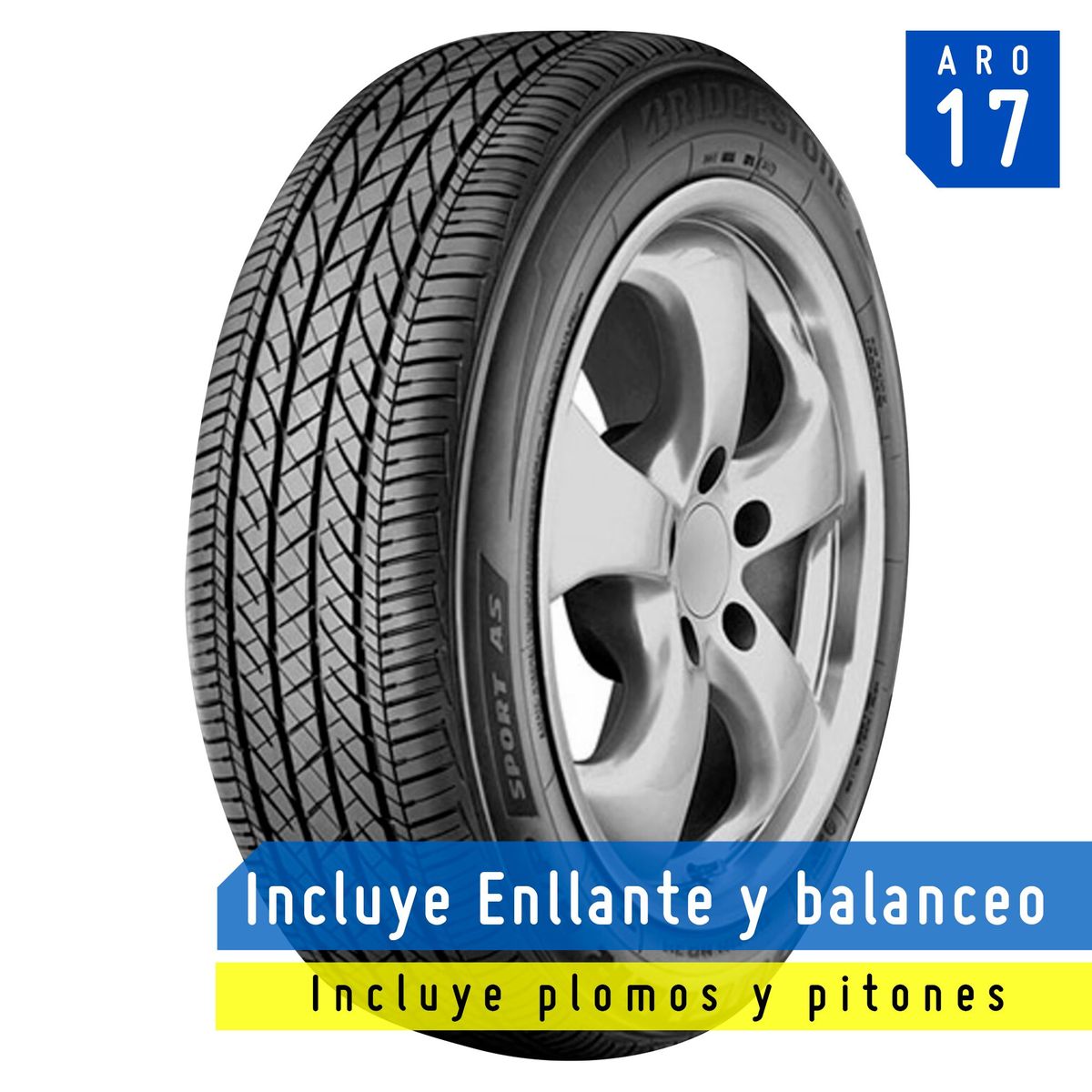 BRIDGESTONE - Llanta Dueler HP Sport 235/65 R17 108V