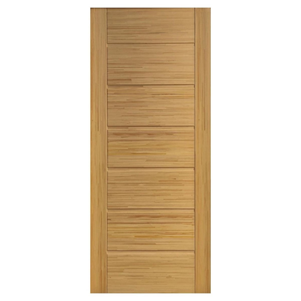 DIMFER - Puerta Principal Machiembrada Pino Granada Bambu