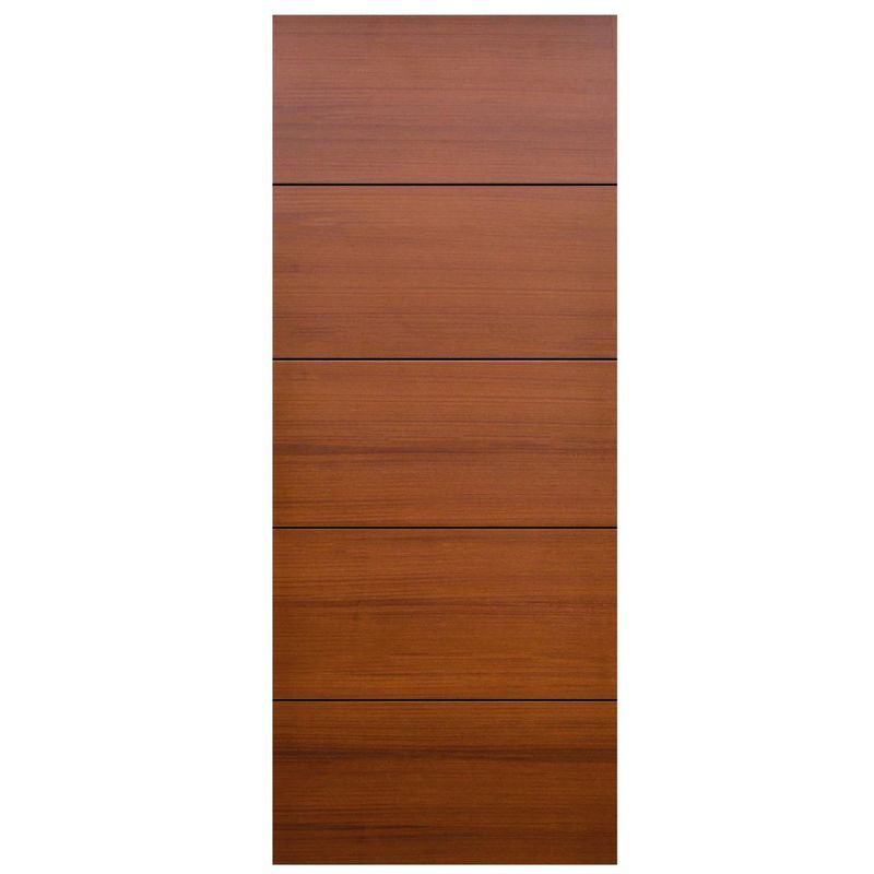 DIMFER - Puerta Interior Mediterranea Sapelli 80x207cm Madera