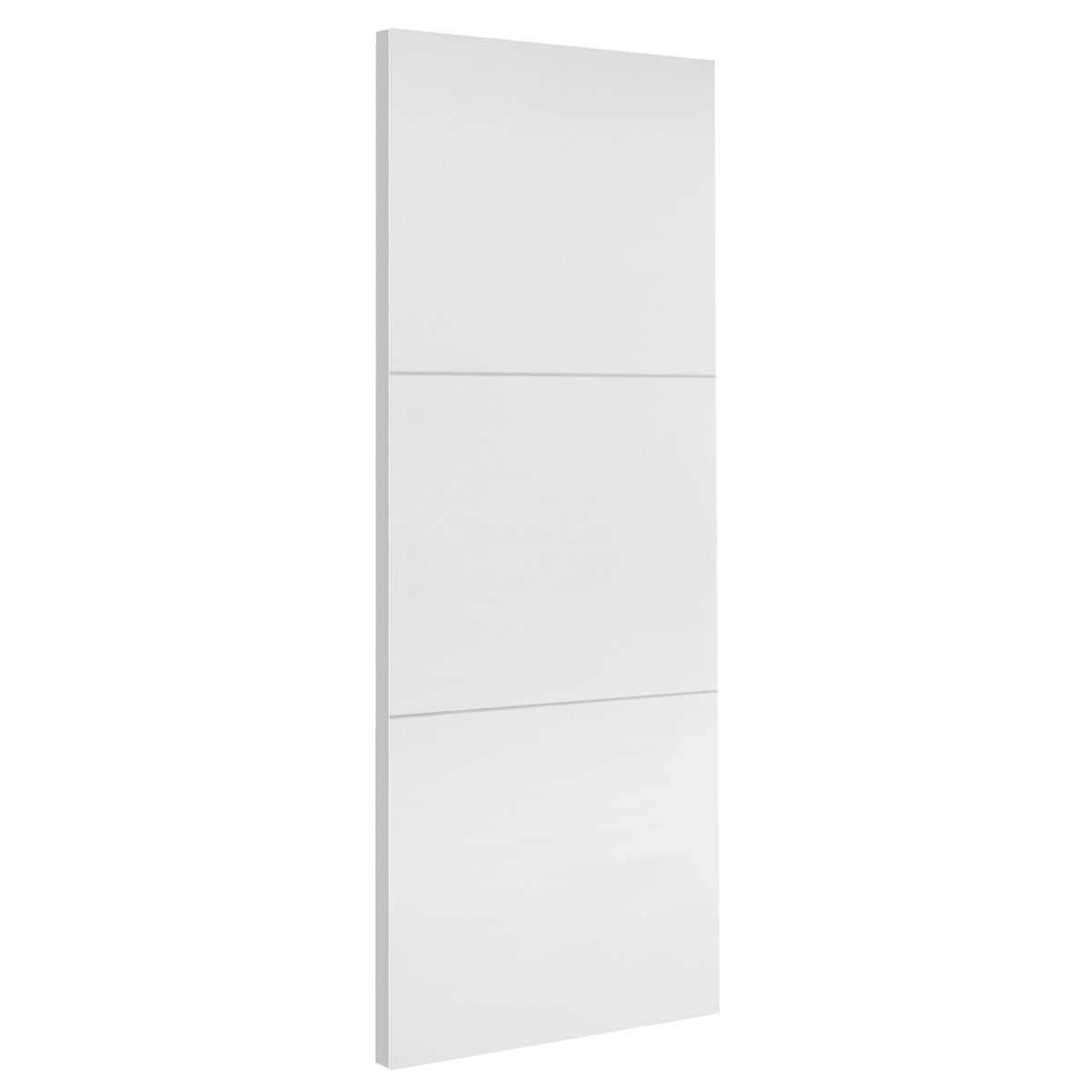 DIMFER - Puerta Interior Combo (Marco+Bisagras+Kit de Instalación) Bali 65x207cm Blanco