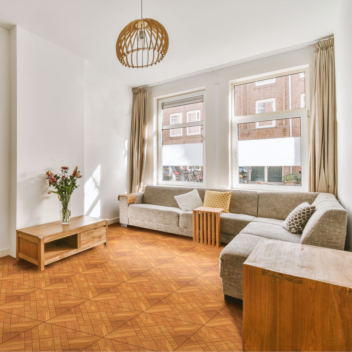 GALA - Cerámica Beige 47x47 Maderadas Mate 1.9 m2