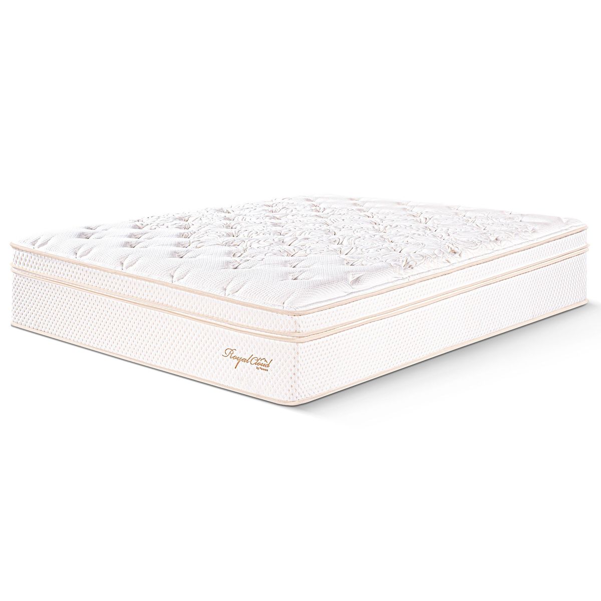 PARAISO - Colchón Paraíso Royal Cloud 2 Plazas + 2 Almohadas Viscoelásticas + Protector de colchón