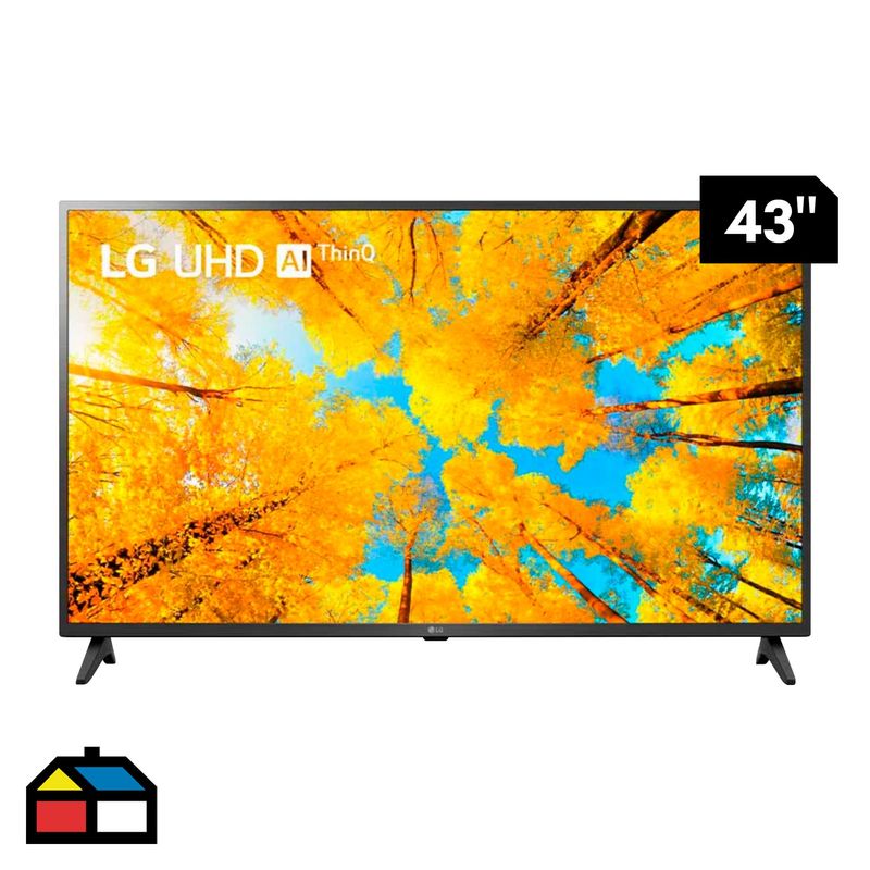 LG - Televisor LG Smart UHD 43" ThinQ AI 43UQ7500PSF