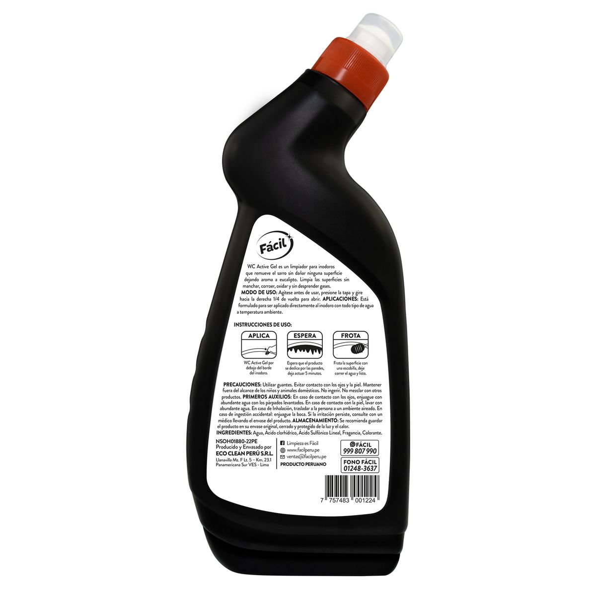 GENERICO - Limpia Inodoro WC Gel 500ml