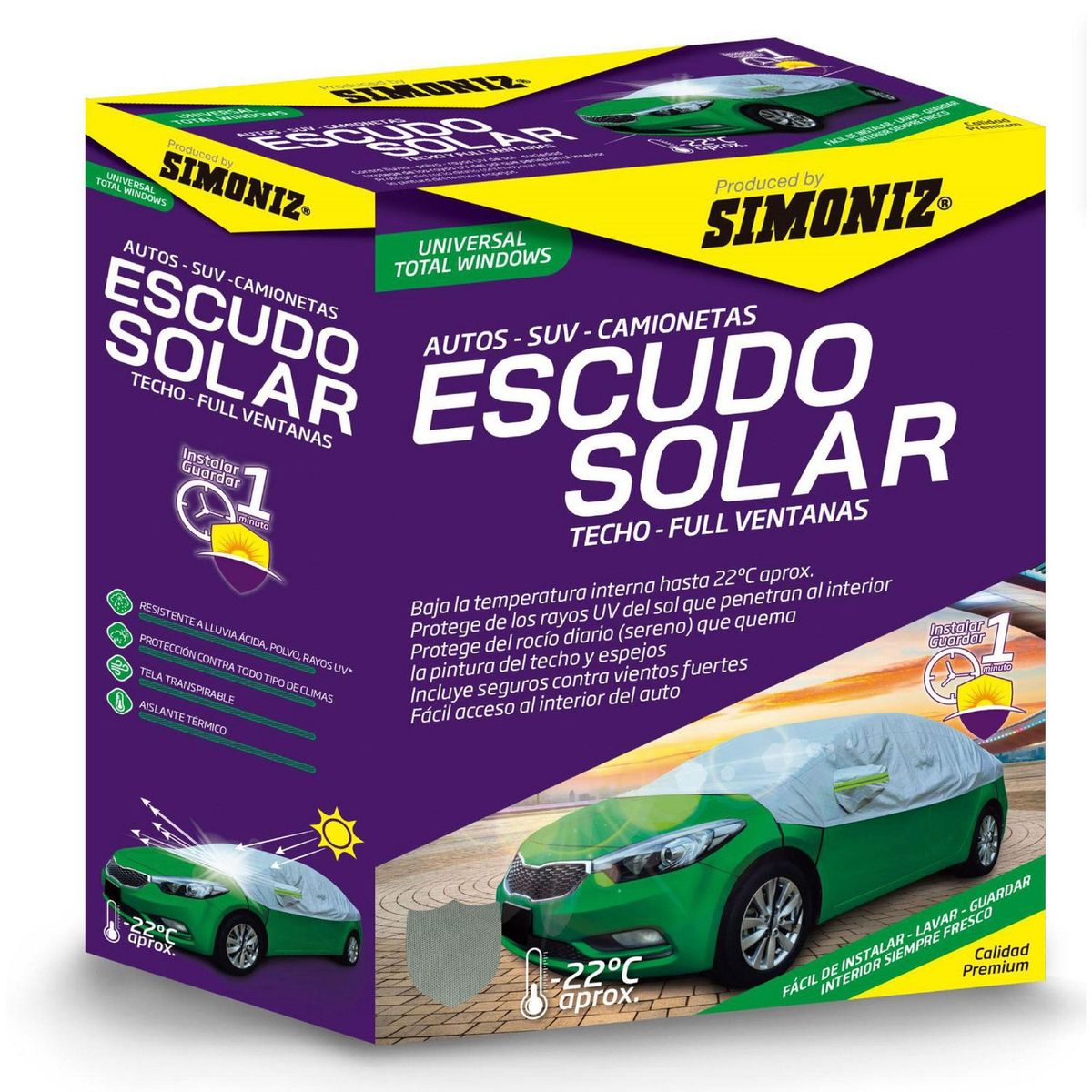 SIMONIZ - Escudo Solar Simoniz Windows Premium