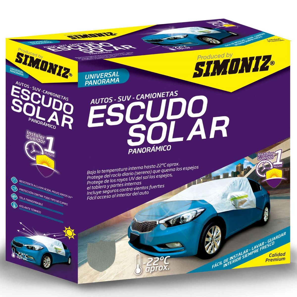 SIMONIZ - Escudo Solar Simoniz Panorama Premium