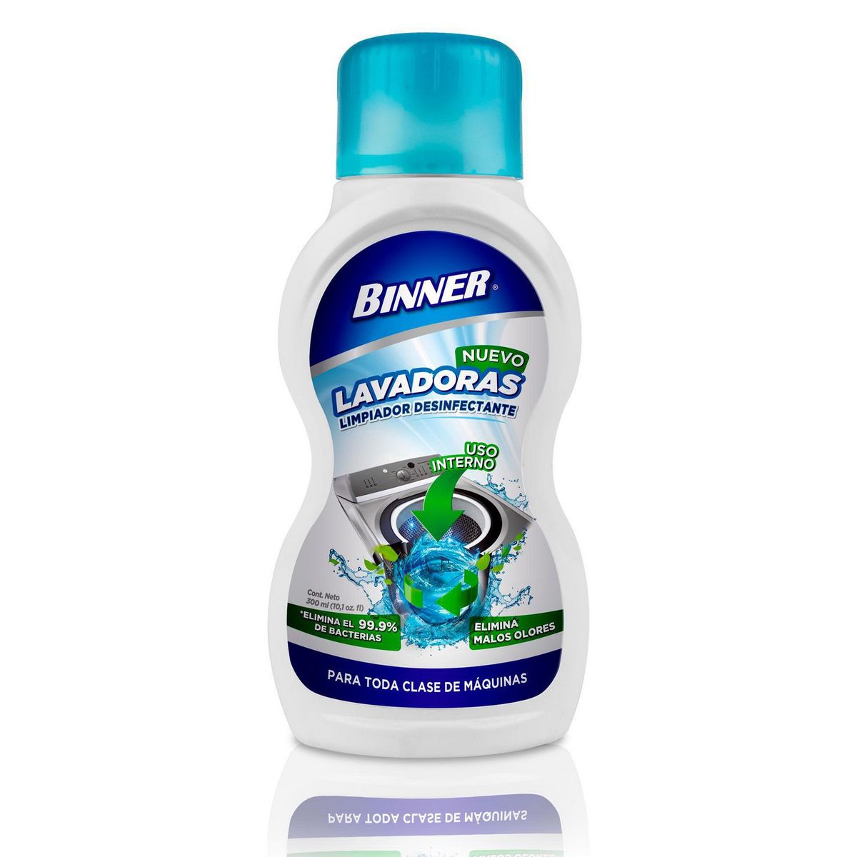 BINNER - Lavadoras Limpiador Desinfectante 300ml