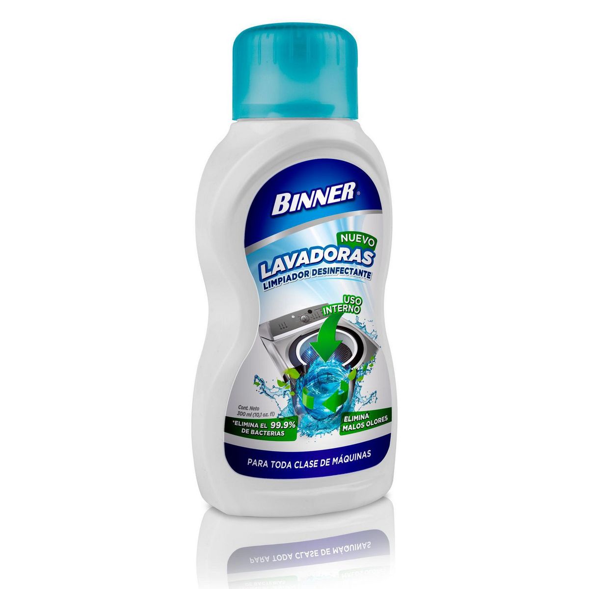 BINNER - Lavadoras Limpiador Desinfectante 300ml