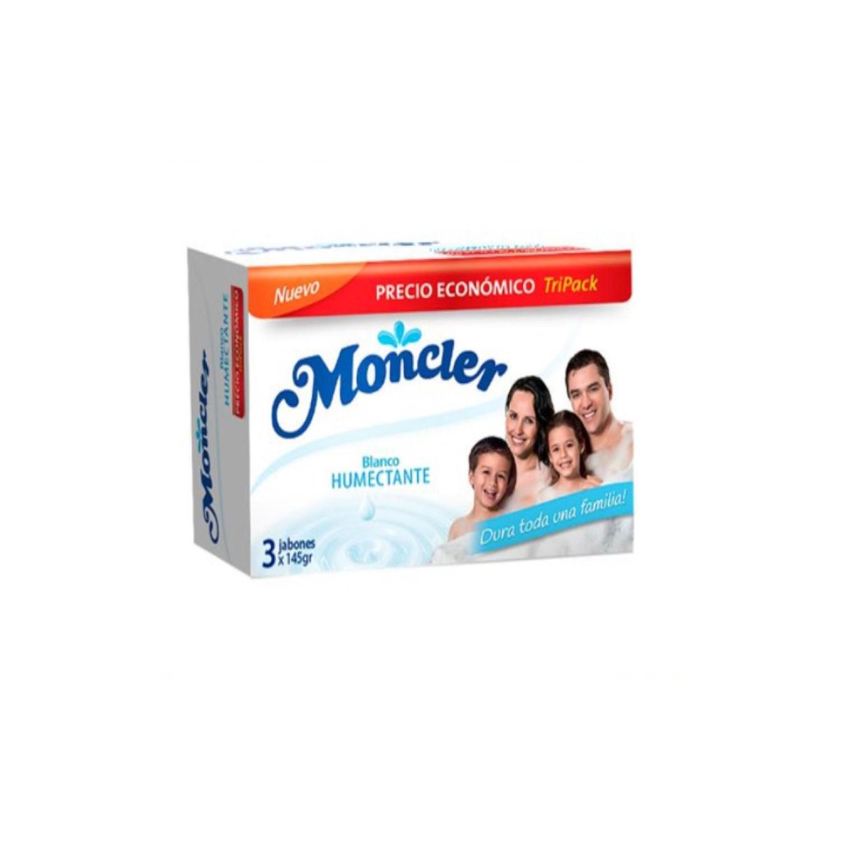 MONCLER - Jabón De Tocador Humectante Pack X3 Moncler 145G