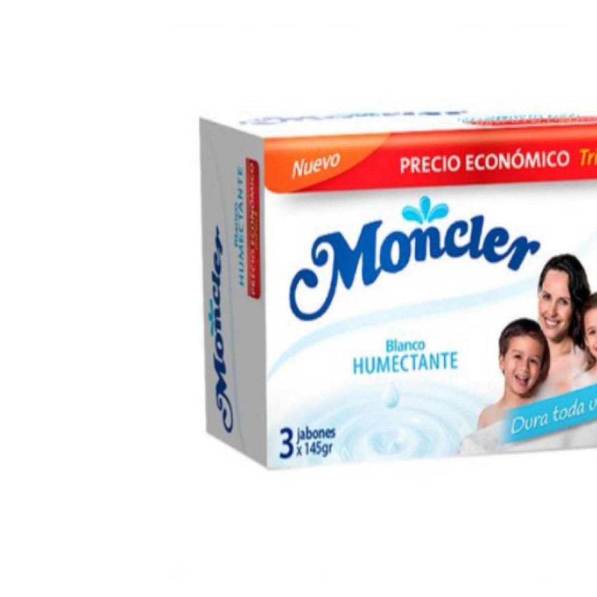 MONCLER - Jabón De Tocador Humectante Pack X3 Moncler 145G