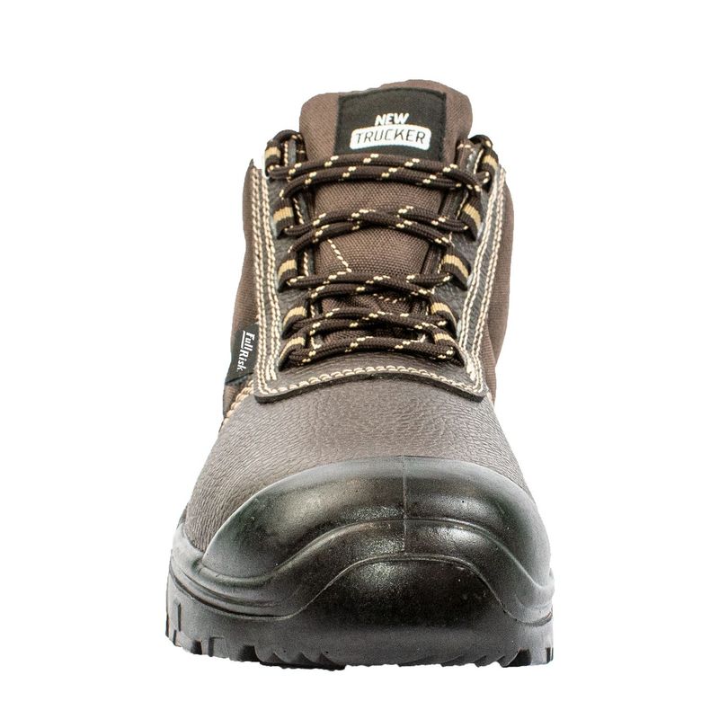 STEELPRO - Zapatos de Seguridad Punta de Acero Unisex New Trucker Marrón T38