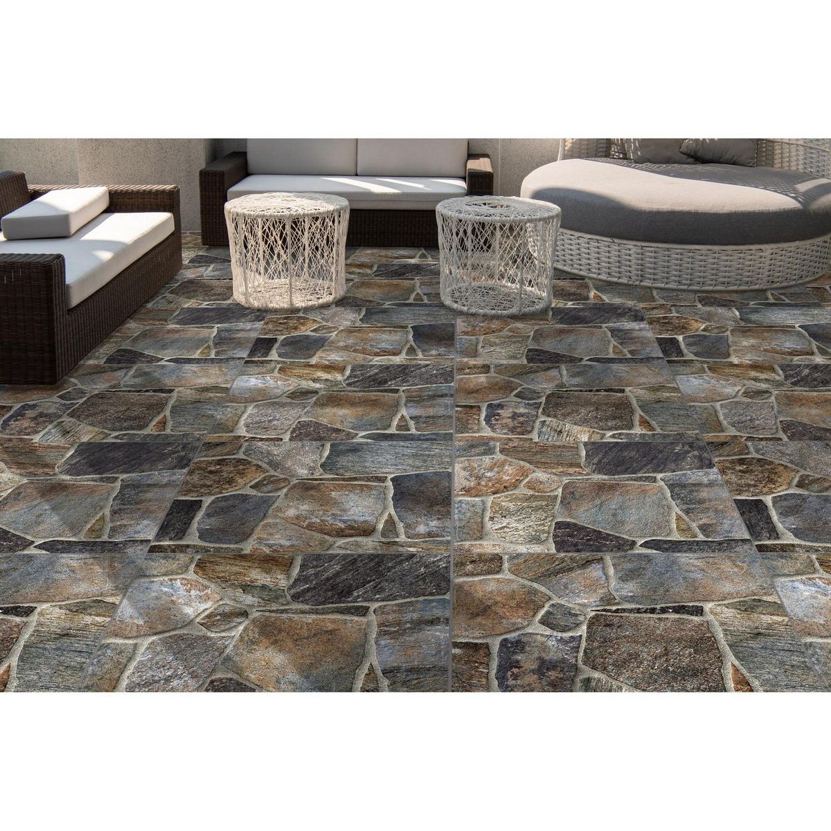 SAN LORENZO - Cerámica Tipo Piedra 60x60cm para piso