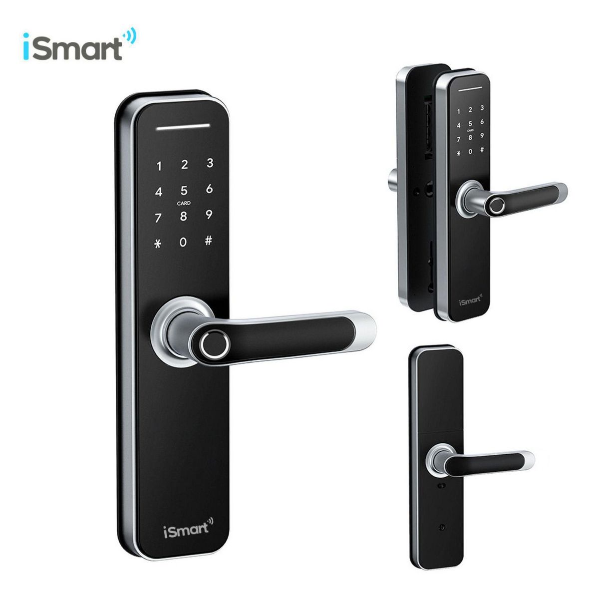 ISMART - Cerradura Inteligente IsmartBluetooth IL32 Negro Plata