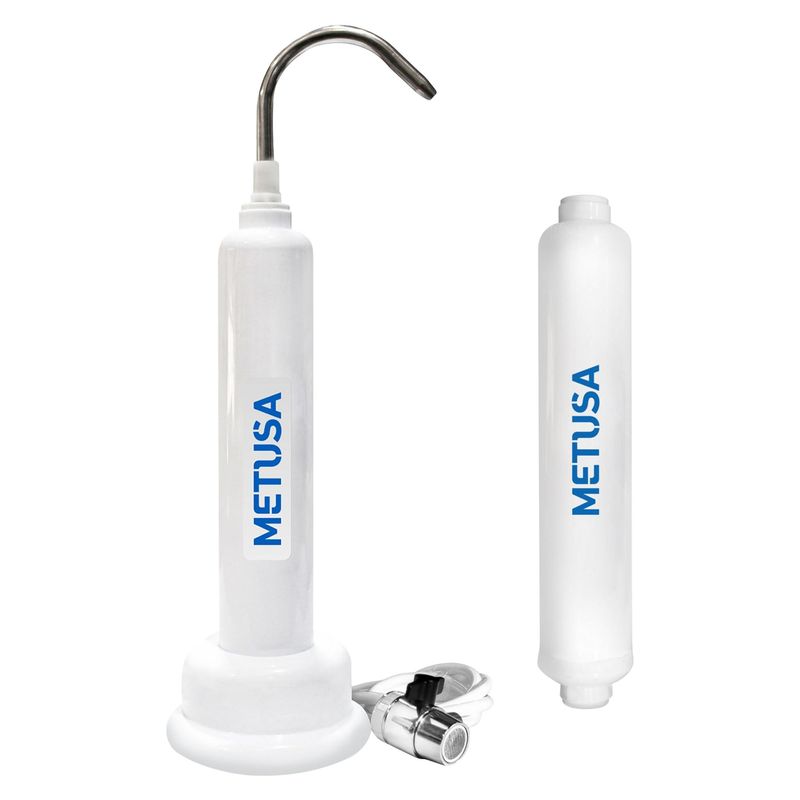 METUSA - Purificador de Agua sobre Lavadero + Filtro Purificador Metusa