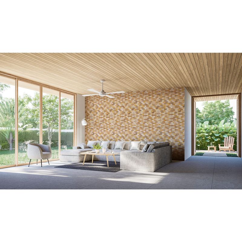  - Mosaico Travertino Lilac 1X2" Espacato 0.56m²