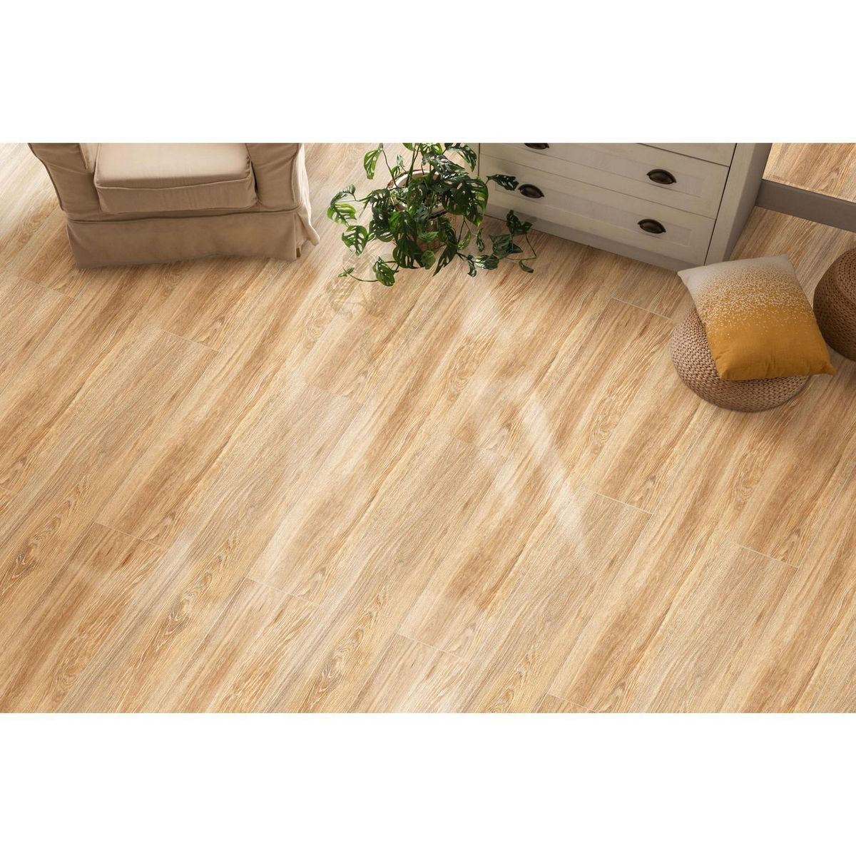 LAMOSA - Gres porcelánico Beige 20x90 Maderadas Mate 1.62 m2