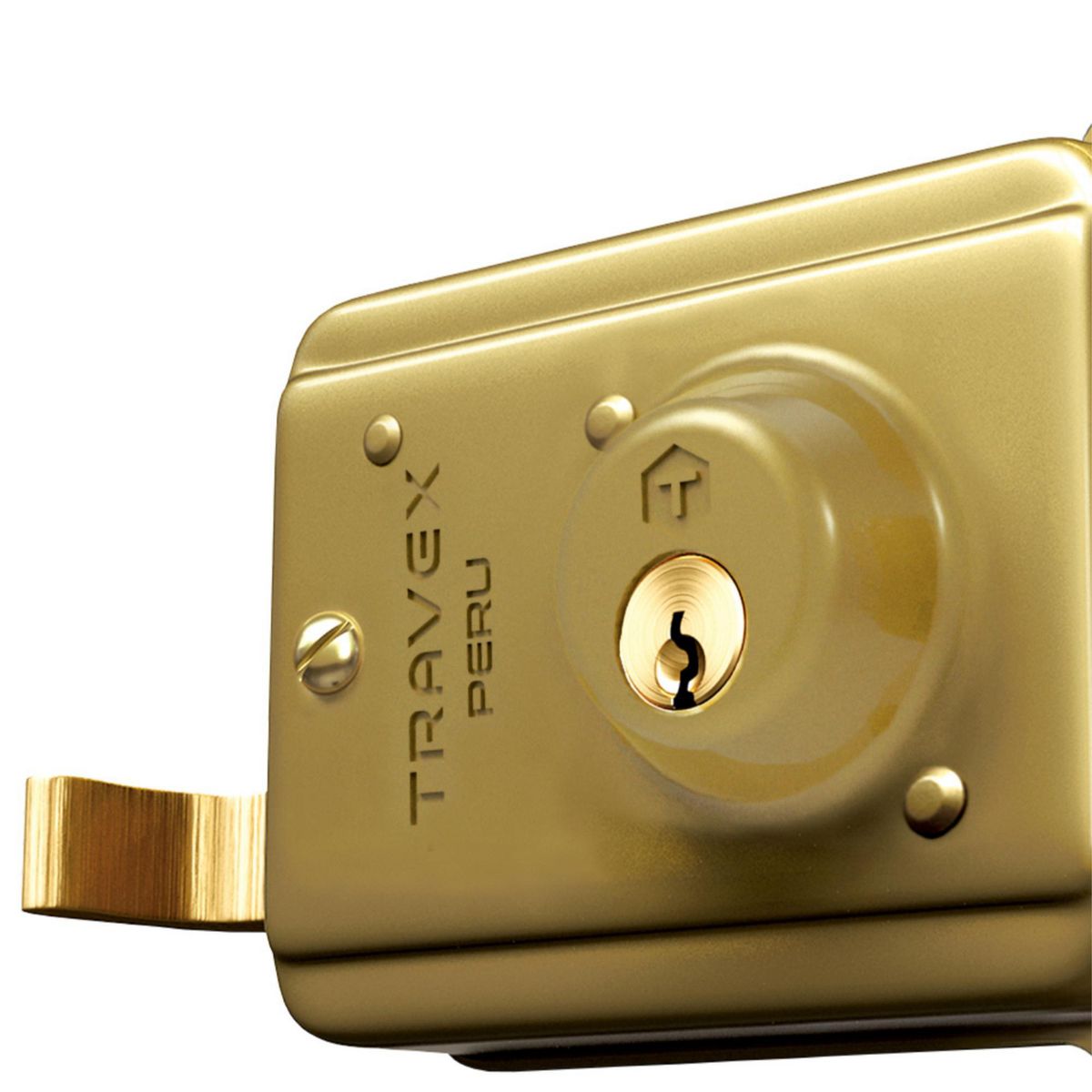 TRAVEX - Cerradura blindada 111 dorada Travex