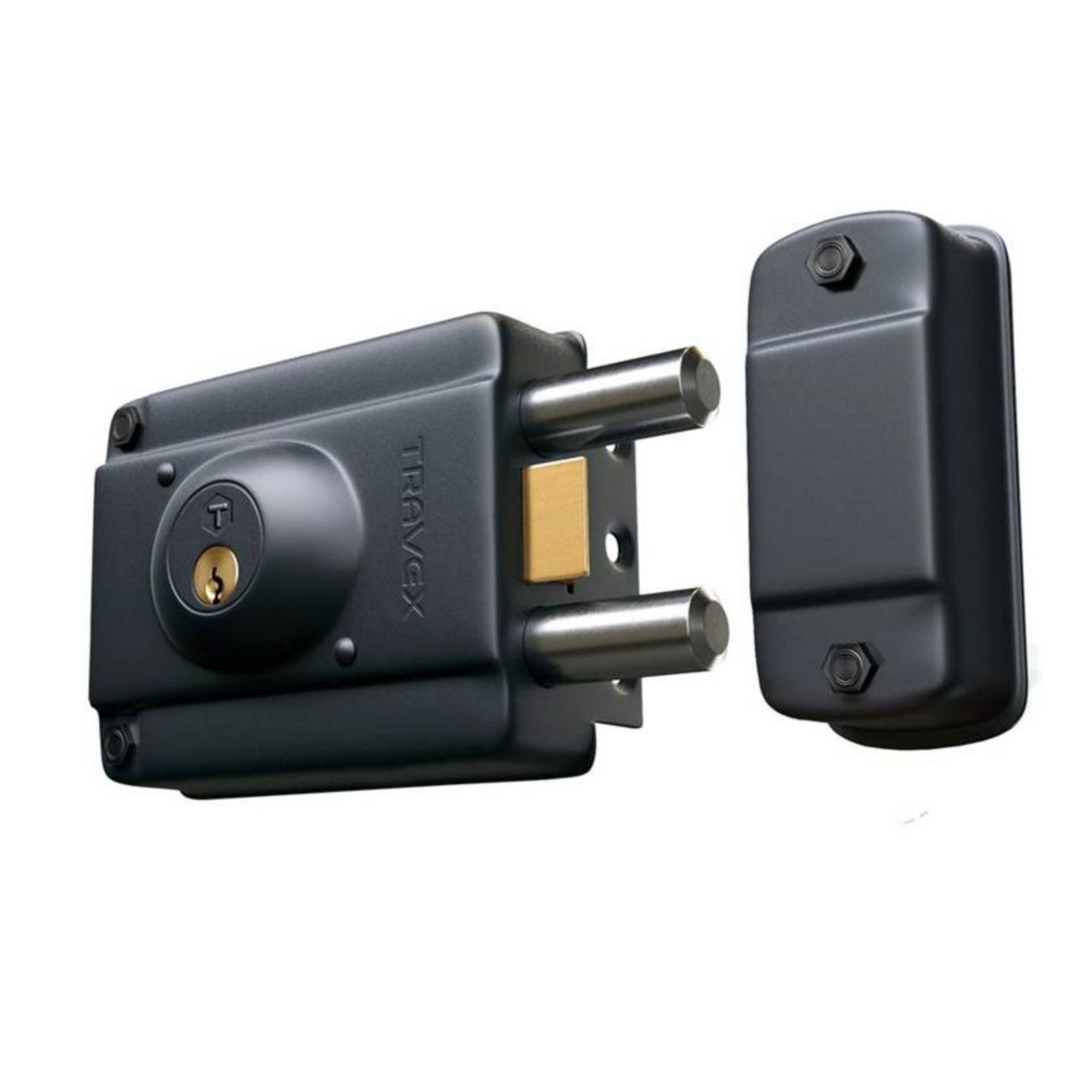 TRAVEX - Cerradura blindada 911R negra Travex