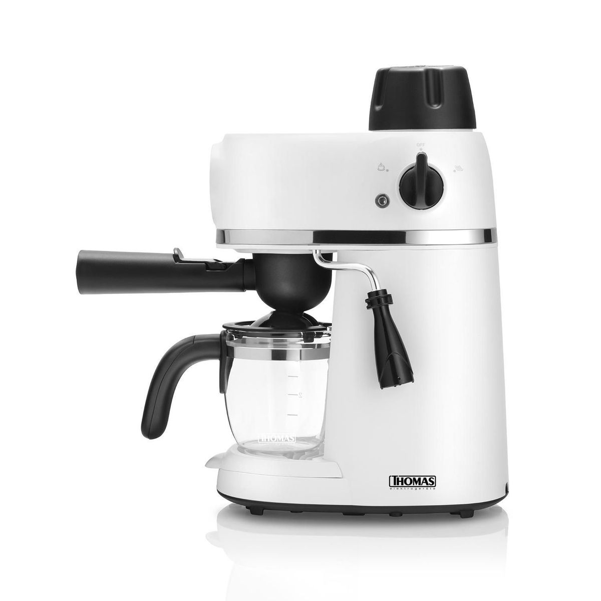 THOMAS - Cafetera Espresso Thomas TH-129E 4 Tazas
