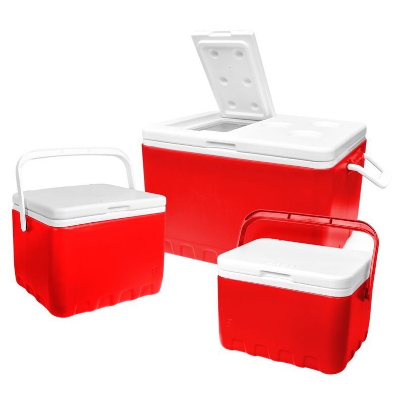BASA - Combo Cooler Basa Rojo 53L - 15L - 5L