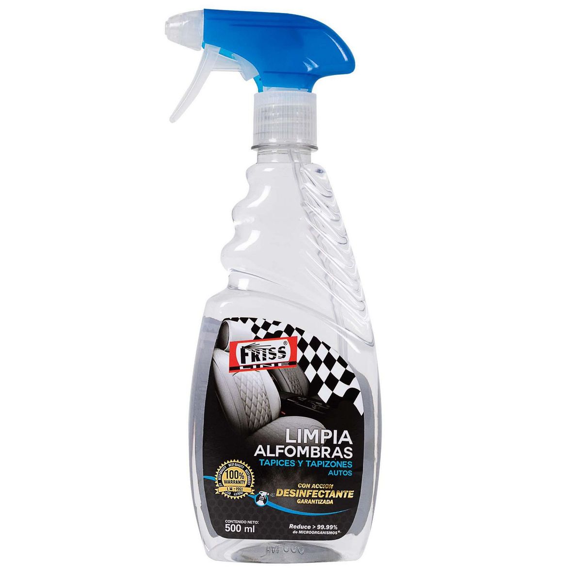 FRISS LINE - Limpia Alfombras, Tapiz y Tapizones Autos 500 ml