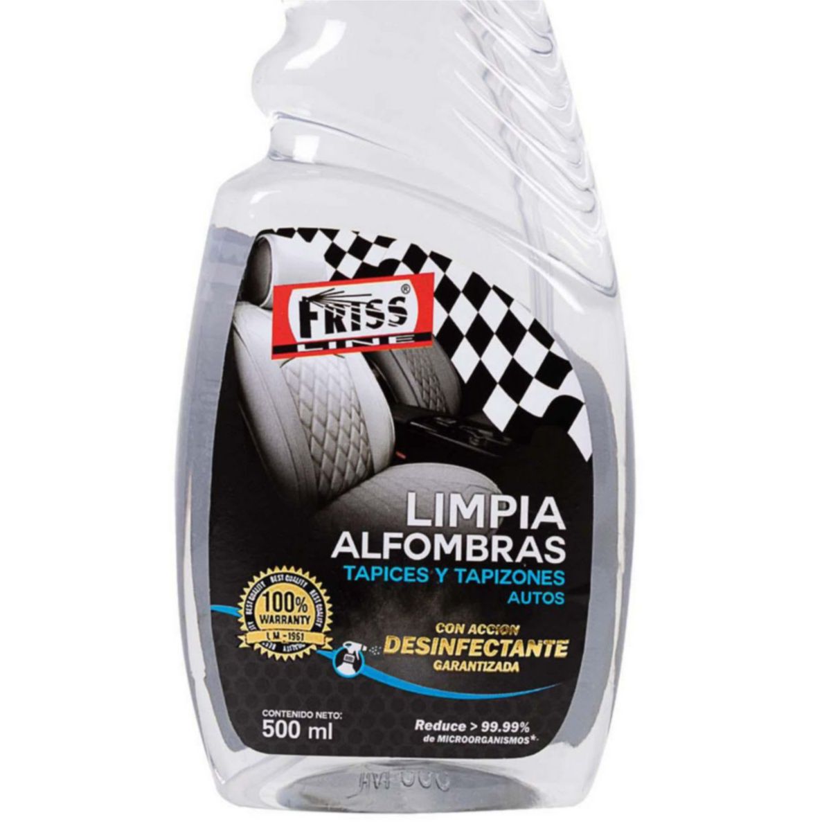 FRISS LINE - Limpia Alfombras, Tapiz y Tapizones Autos 500 ml