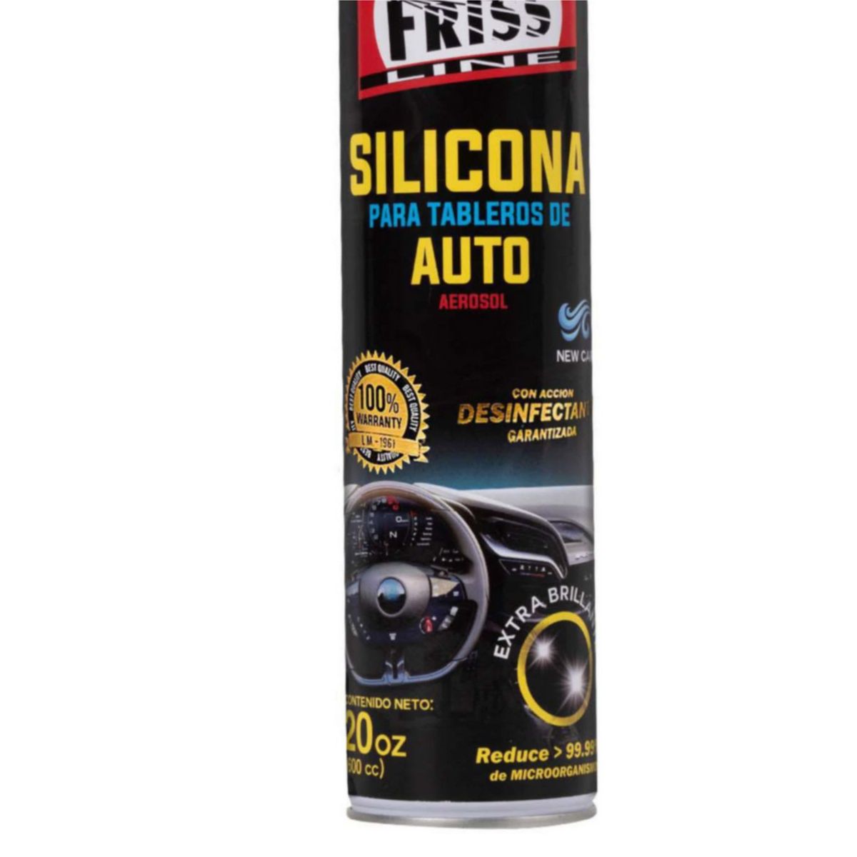 FRISS LINE - Silicona para Tableros de Auto - New Car Aerosol