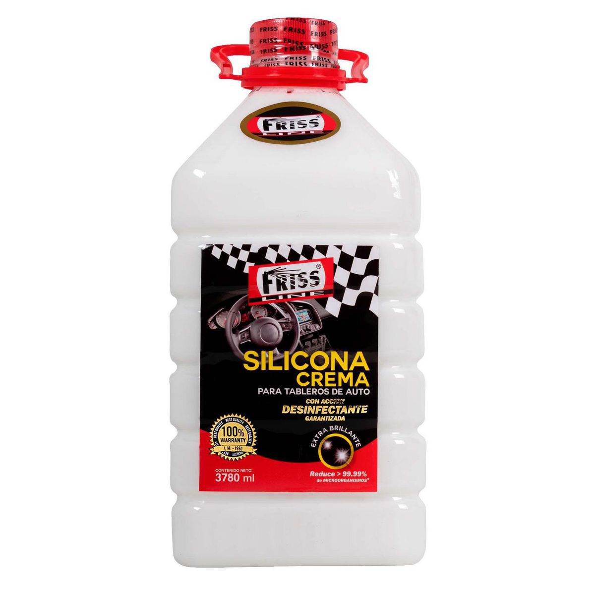 FRISS LINE - Silicona Crema para Tableros de Auto 1 Galón