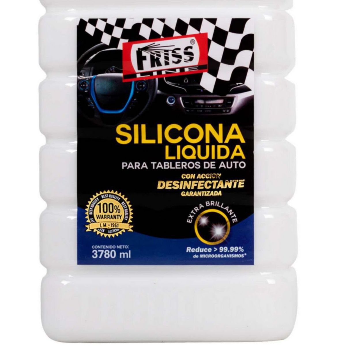 FRISS LINE - Silicona Líquida para Tableros de Auto 1 Galón