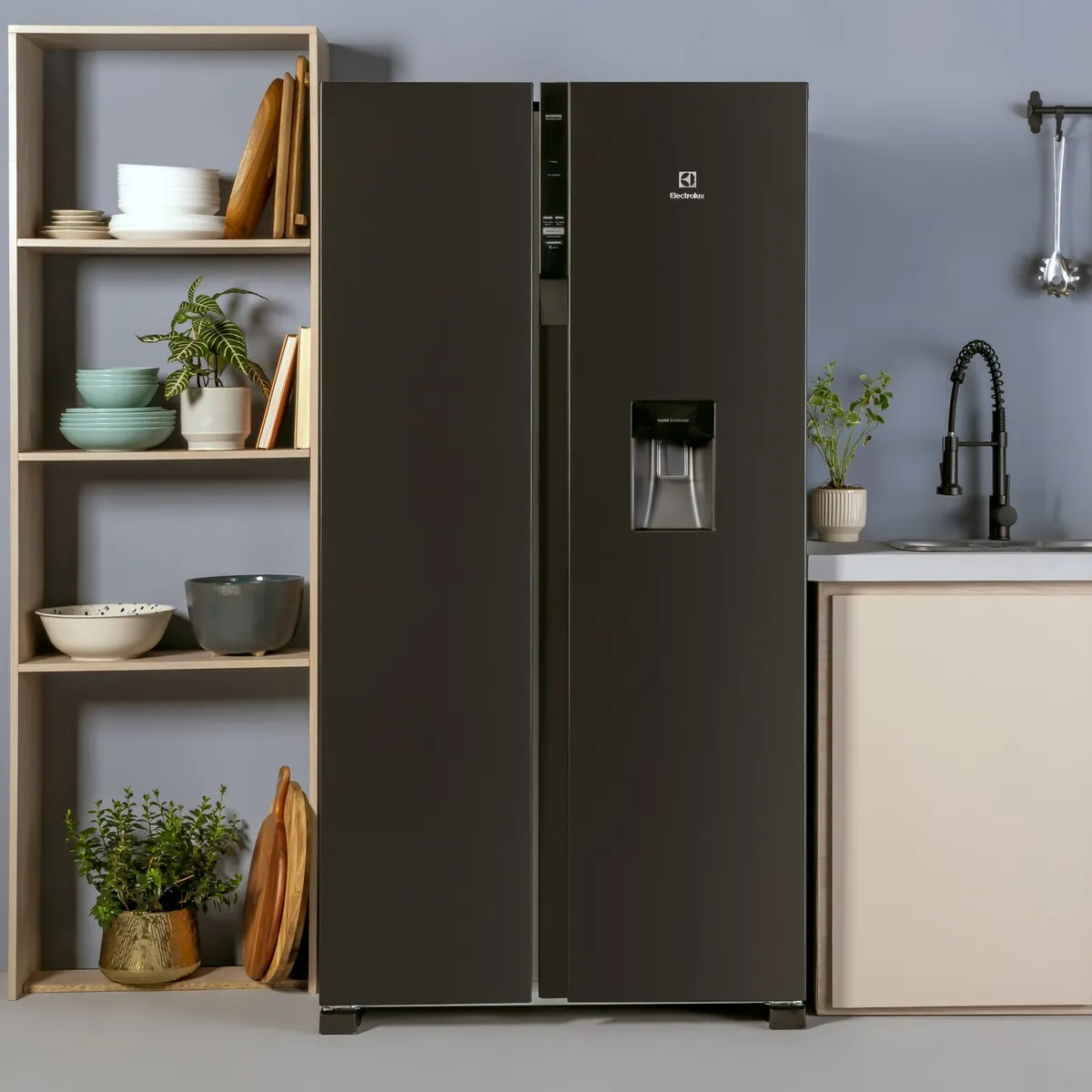 ELECTROLUX - Refrigeradora Electrolux Side by Side 2 Puertas 517 Litros ERSA53K2HVB