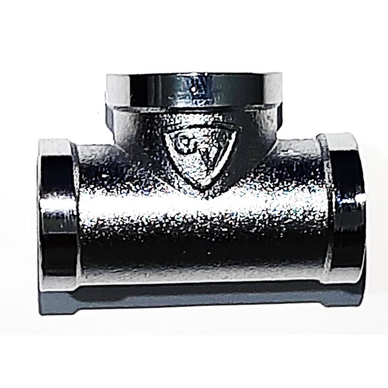 SAN RAFAEL - Tee sanitaria 1/2 " Bronce Cromado Pesado San Rafael
