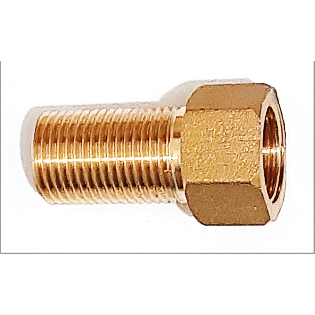 SAN RAFAEL - Acople Largo Bronce Pesado 1/2" x 2"