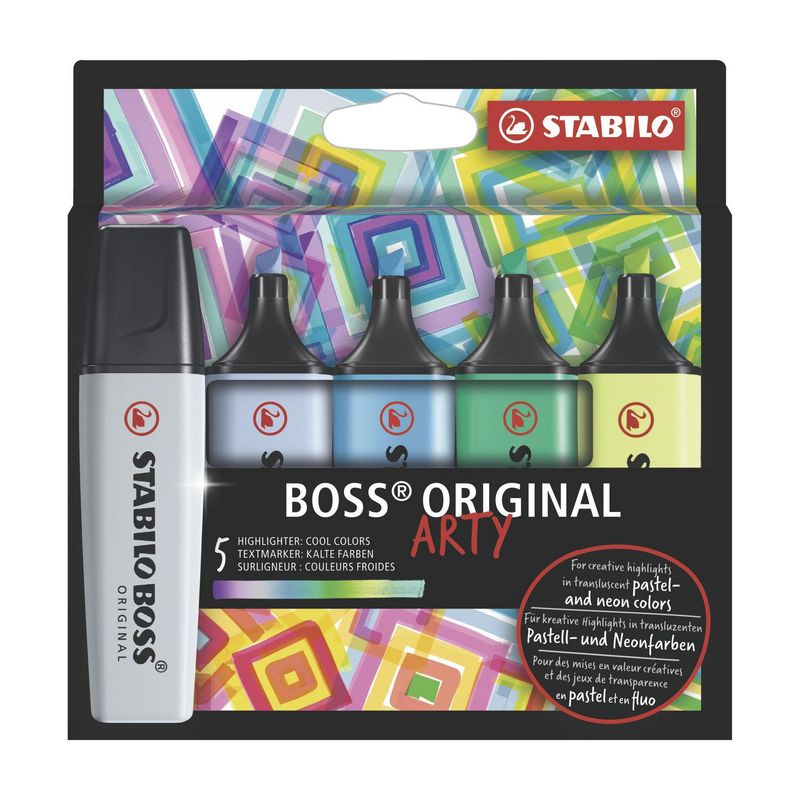 STABILO - Stabilo Boss Arty Colores Fríos x 5 und