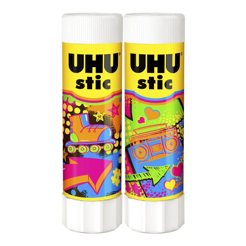 UHU - UHU STICK NEON PK 2 Unid. x 40GR