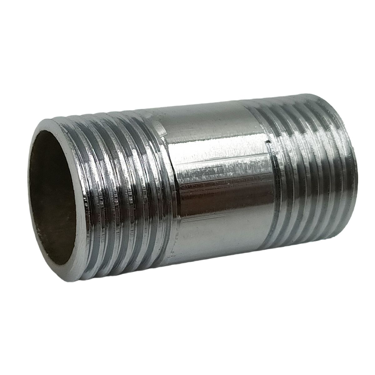 SAN RAFAEL - Niple de Bronce Cromado 1/2" x 1"