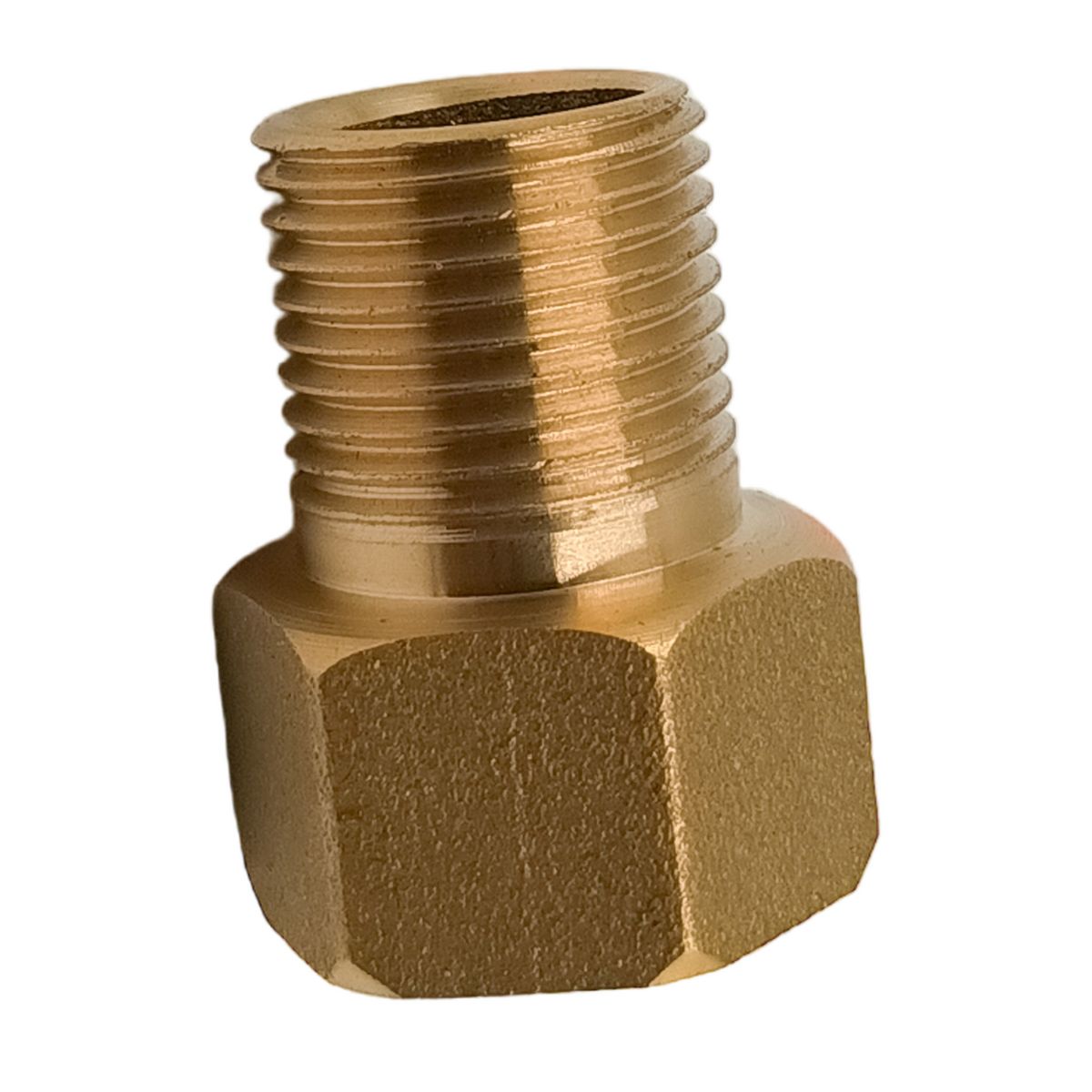 SAN RAFAEL - Acople Corto 1/2" Bronce 1/2" X 1 1/2" Pesado