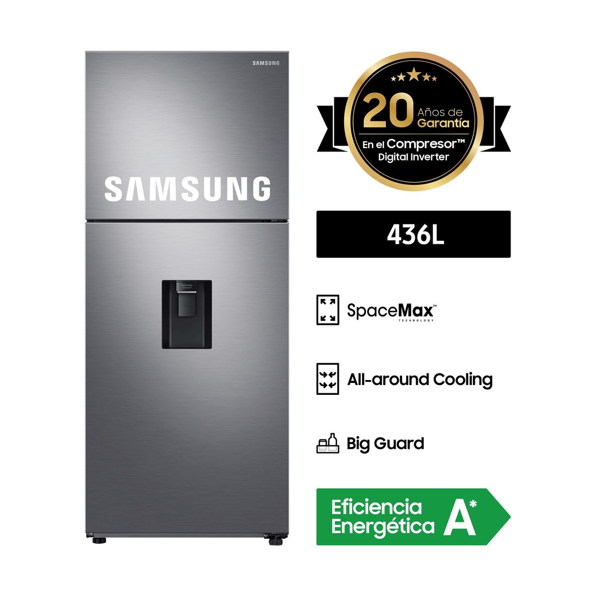 SAMSUNG - Refrigeradora Samsung Rt44A6320S9/Pe 436 L