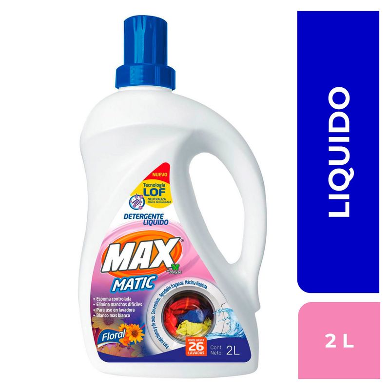MAX - Detergente Líquido Daryza Floral Max 2L