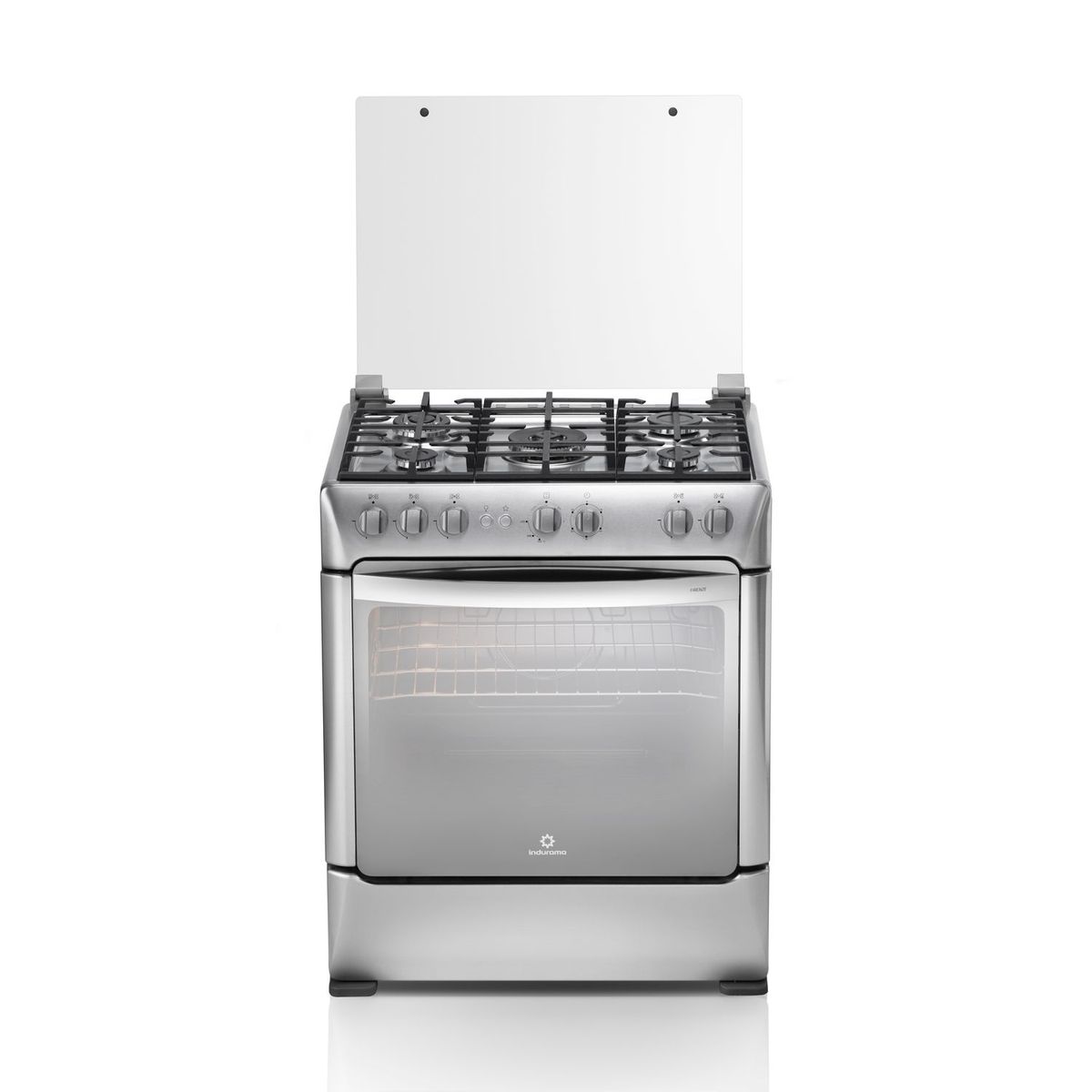 INDURAMA - Cocina a Gas Indurama 5 Hornillas Firenze Zafiro Croma