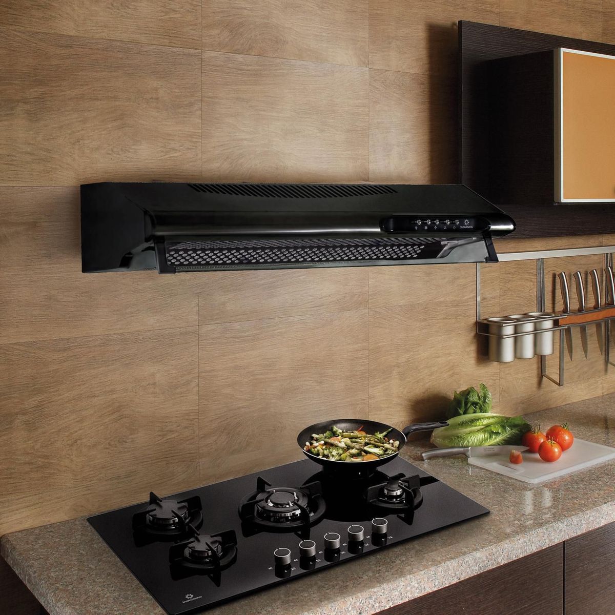 INDURAMA - Campana Extractora Indurama 90 cm CEI-902NE Negro