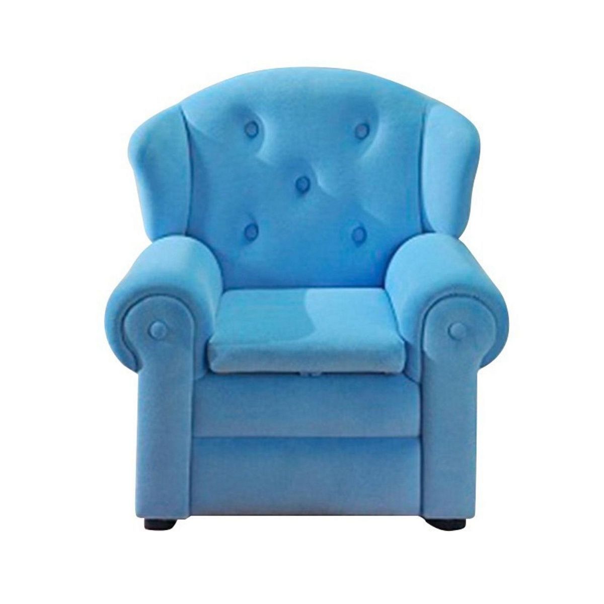 DECOHOME - Sofá 1 Cuerpo Infantil Bar Azul