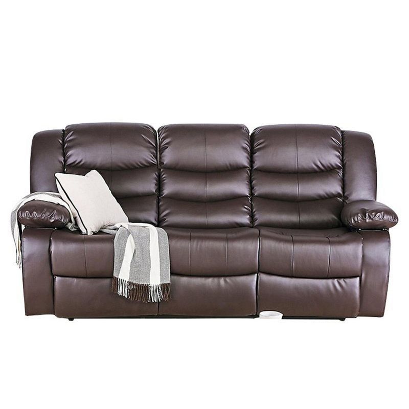 DECOHOME - Sofá Reclinable 3 Cuerpos Renzo