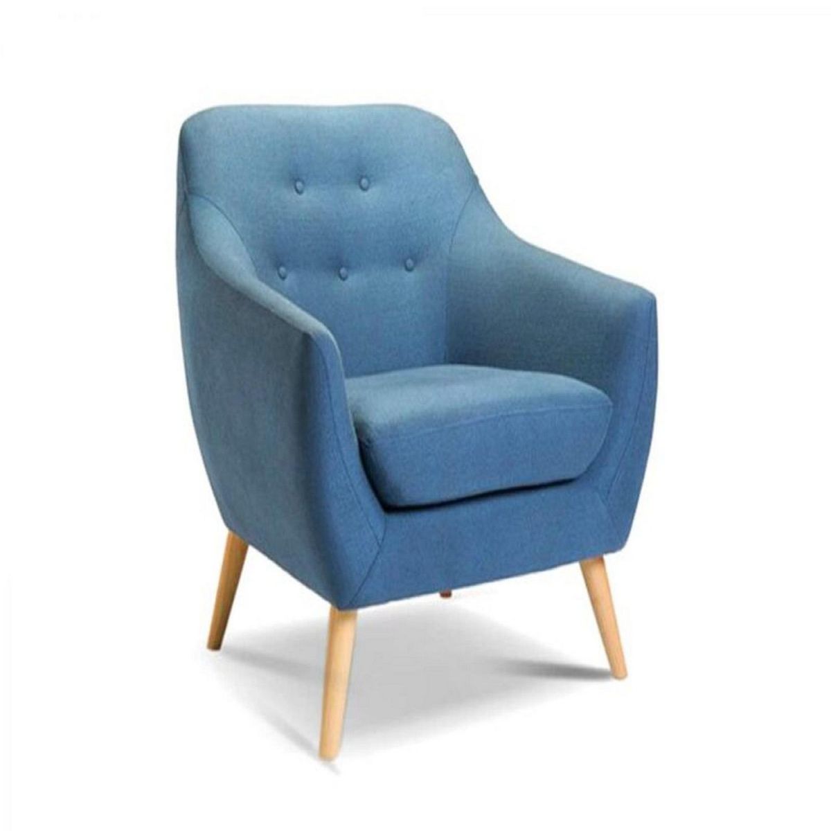 DECOHOME - Juego de Sala 2-1-1 Vintage Cielo Azul