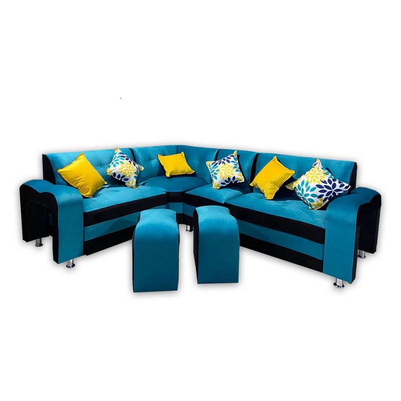 DECOHOME - Seccional Kitty Puff Azul