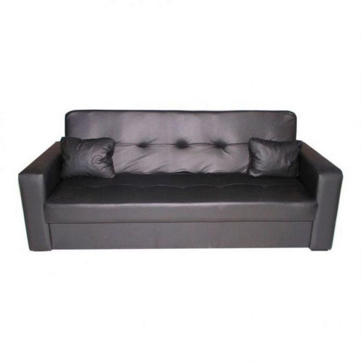 DECOHOME - Sofá Cama 3 Cuerpos Penelope Gris Oscuro