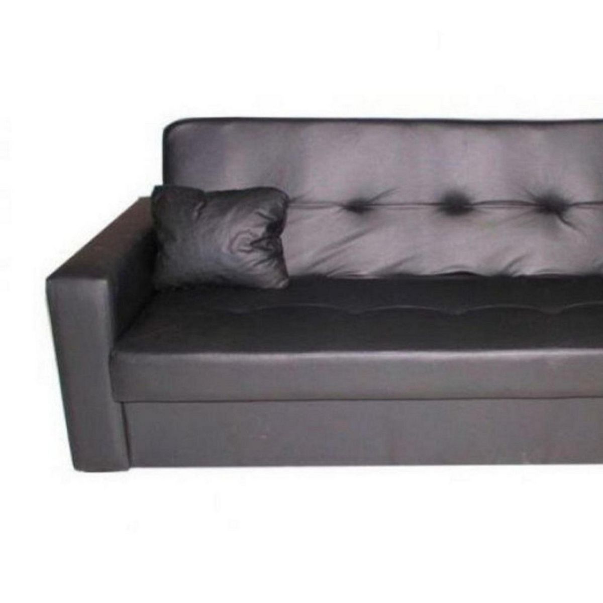 DECOHOME - Sofá Cama 3 Cuerpos Penelope Gris Oscuro