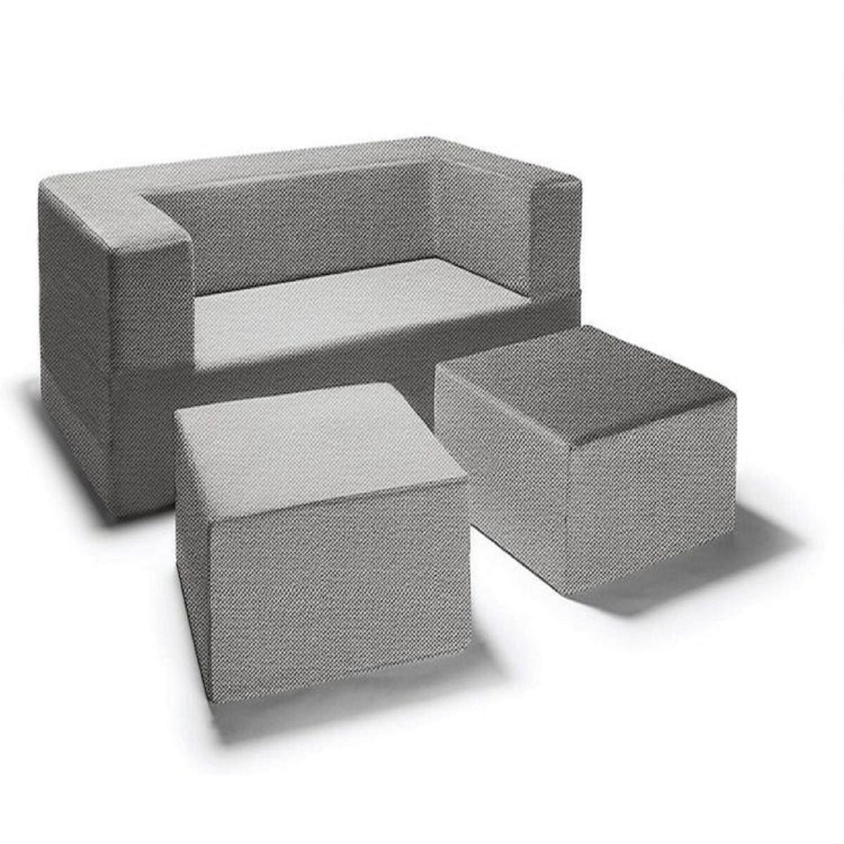 DECOHOME - Sofá Mantium - Plomo