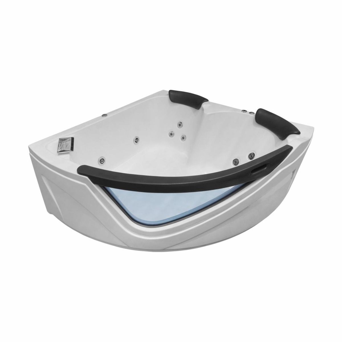 CUBA&SPA - Tina Hidromasaje Esquinera Grecia 150x150x60cm Blanca